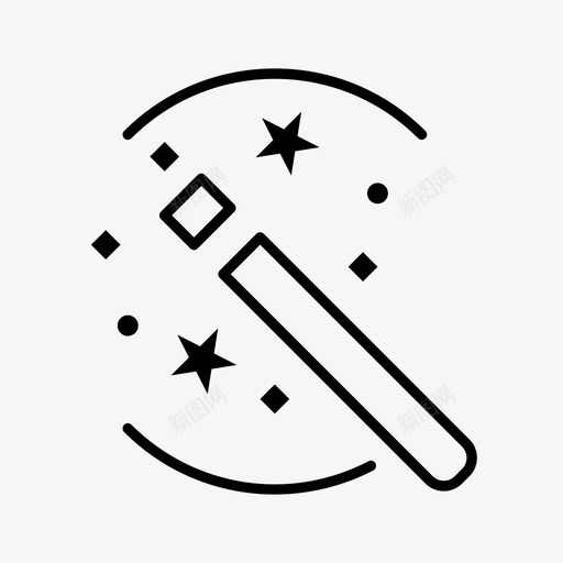 技巧魔术解决方案图标svg_新图网 https://ixintu.com 技巧 棒 网络界面2月收集v5 解决方案 魔术