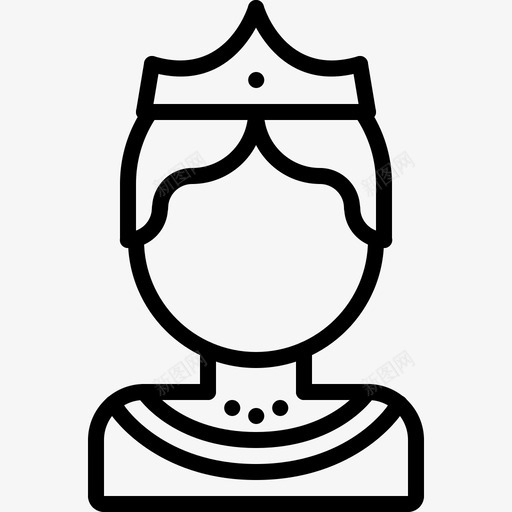 女王童话2直系图标svg_新图网 https://ixintu.com 女王 直系 童话2