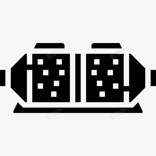 刹车片汽车零件8字形图标svg_新图网 https://ixintu.com 刹车片 字形 汽车零件8