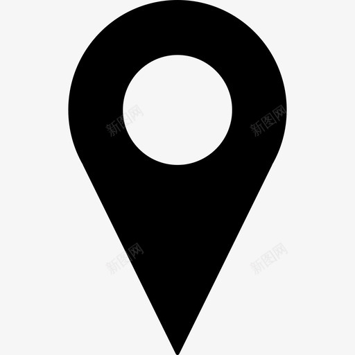 公司地址图标svg_新图网 https://ixintu.com 公司地址图标 扁平 填充 单色