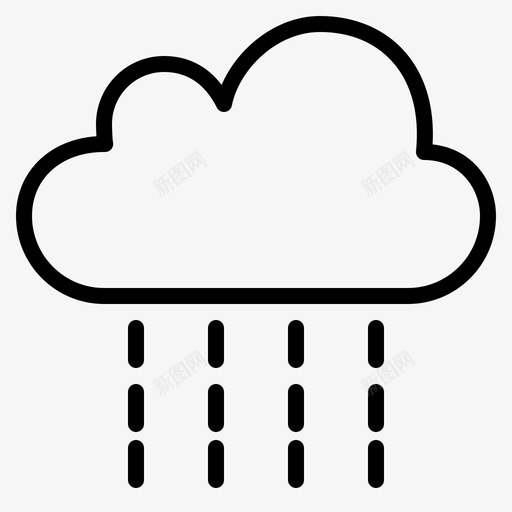 雨云晴图标svg_新图网 https://ixintu.com 云和 天气