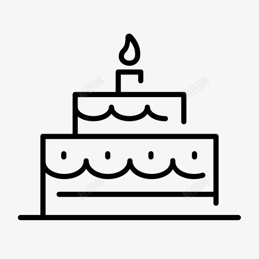 蛋糕面包房生日蛋糕图标svg_新图网 https://ixintu.com 块 杂项 生日蛋糕 蛋糕 面包房 食物