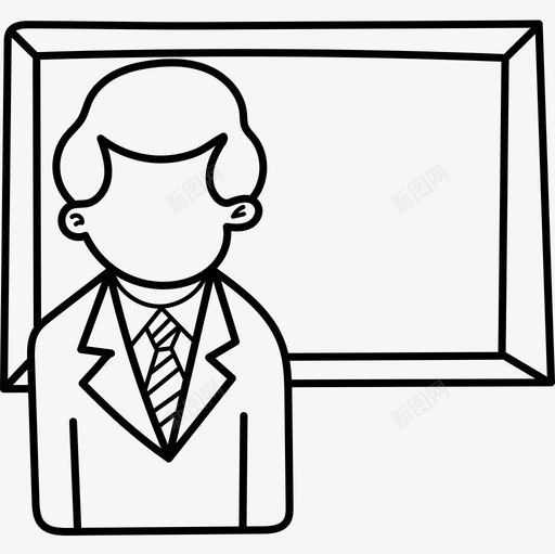 老师回到学校57岁黑人图标svg_新图网 https://ixintu.com 57岁 回到 学校 老师 黑人