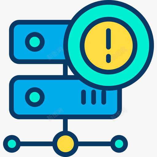 托管网络安全11线性颜色图标svg_新图网 https://ixintu.com 托管 线性 网络安全 颜色