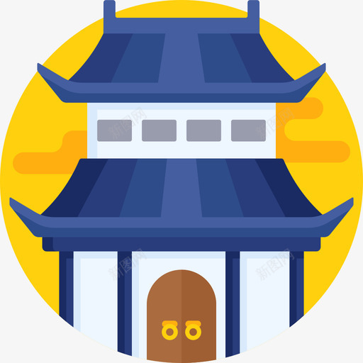 太阳穴忍者12平坦图标svg_新图网 https://ixintu.com 太阳穴 平坦 忍者12