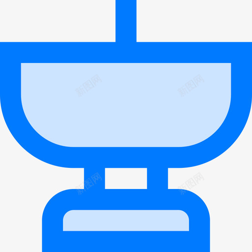 天线电信4蓝色图标svg_新图网 https://ixintu.com 天线 电信 蓝色