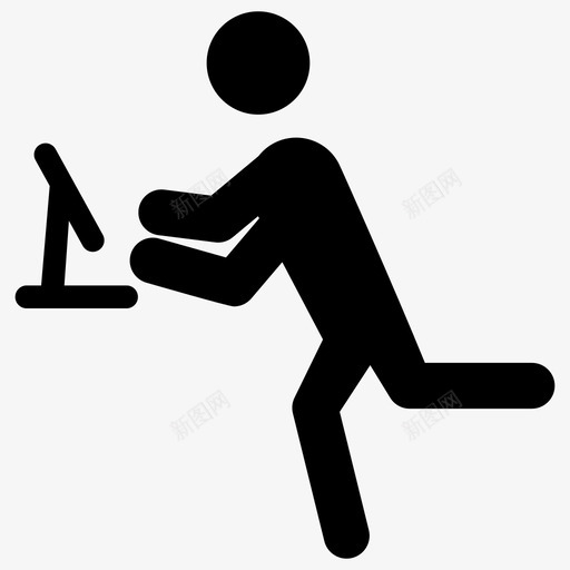 男人工作雇主男人匆忙图标svg_新图网 https://ixintu.com 匆忙 工人 工作 形图 快速 男人 象形 雇主