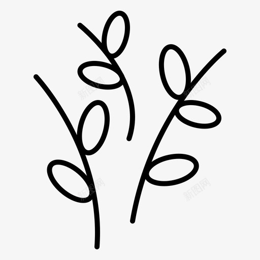 芽柳絮复活节图标svg_新图网 https://ixintu.com 东方 东方规则 乐的 复活节 快乐 柳树 柳絮 点线 自然 规则