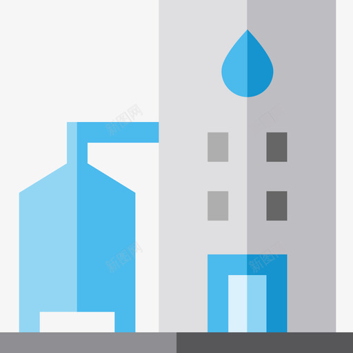 水城市5号楼公寓图标svg_新图网 https://ixintu.com 5号楼 公寓 城市