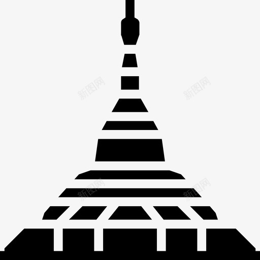 缅甸亚洲国家的地标2坚固图标svg_新图网 https://ixintu.com 亚洲国家的地标2 坚固 缅甸