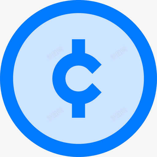 硬币扑克4蓝色图标svg_新图网 https://ixintu.com 扑克 硬币 蓝色