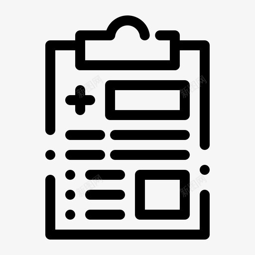 报告健康医疗保健图标svg_新图网 https://ixintu.com 2月 v5 web 健康 医疗保健 报告 界面 记录 集合