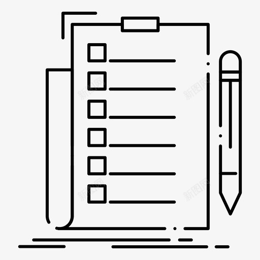 专业知识检查检查表图标svg_新图网 https://ixintu.com web界面febcollectionv4 专业知识 剪贴板 文档 检查 检查表