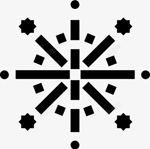 烟火新年礼物直系的图标svg_新图网 https://ixintu.com 新年 烟火 直系 礼物