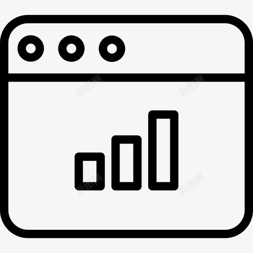 统计信息windows应用程序大纲图标svg_新图网 https://ixintu.com windows 信息 大纲 应用程序 统计