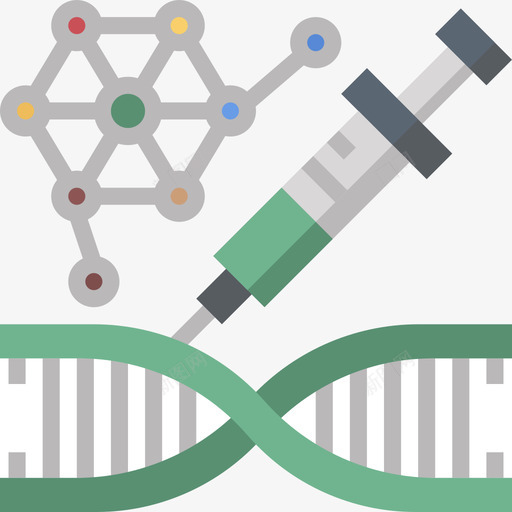 Dna结构遗传学和生物工程2平面图图标svg_新图网 https://ixintu.com Dna结构 平面图 遗传学和生物工程2