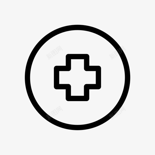 红十字会医院医疗图标svg_新图网 https://ixintu.com 医疗 医院 救援 红十字会 红星十字会