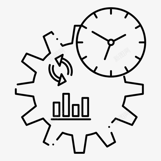 业务工程管理图标svg_新图网 https://ixintu.com web界面febcollectionv4 业务 工程 流程 管理