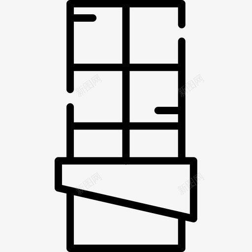巧克力糖果和糖果店9号直线型图标svg_新图网 https://ixintu.com 巧克力 直线型 糖果和糖果店9号