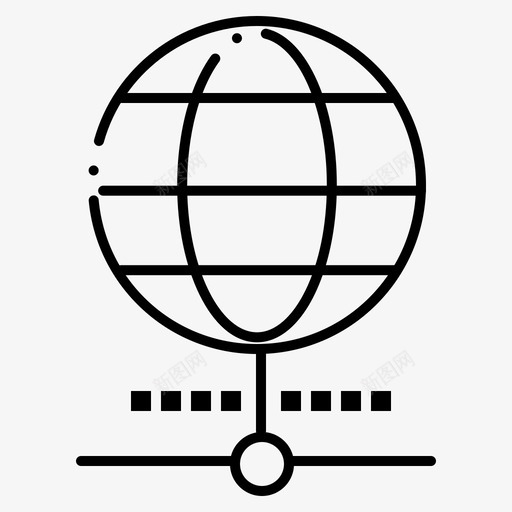 全球浏览器互联网图标svg_新图网 https://ixintu.com 2月 v4 世界 互联网 全球 收集 浏览器 界面 网络