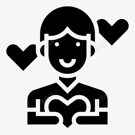 志愿者援助者施舍者图标svg_新图网 https://ixintu.com 志愿者 意愿 慈善元素雕文 援助者 施舍者 朋友
