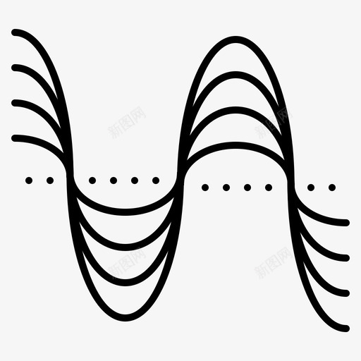 频率赫兹音调图标svg_新图网 https://ixintu.com 压力 声音 工作室 常规 数字 法则 点线 赫兹 音调 频率