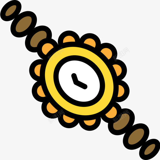 手表jewlery3线性颜色图标svg_新图网 https://ixintu.com jewlery 手表 线性 颜色