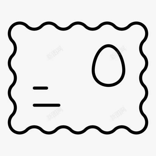 明信片复活节彩蛋图标svg_新图网 https://ixintu.com 信 复活节 复活节时间 彩蛋 明信片