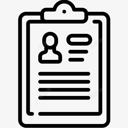 剪贴板职务晋升10线性图标svg_新图网 https://ixintu.com 剪贴板 晋升 线性 职务