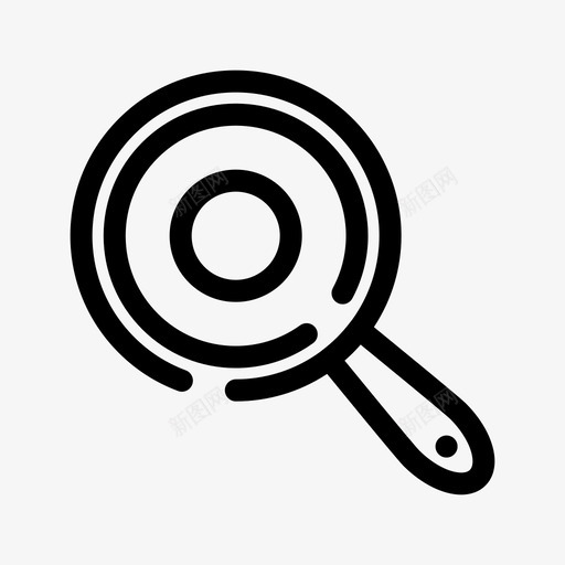 平底锅煎锅厨房图标svg_新图网 https://ixintu.com web界面2月系列v4 厨房 平底锅 煎锅