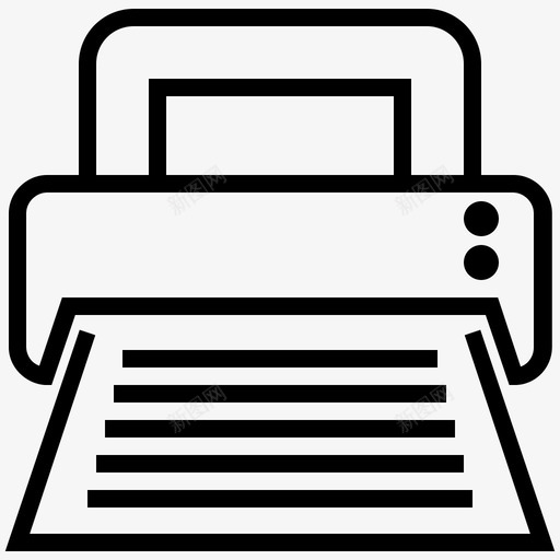 打印机计算机配件打印输出图标svg_新图网 https://ixintu.com 打印 打印机 计算机 输出 配件