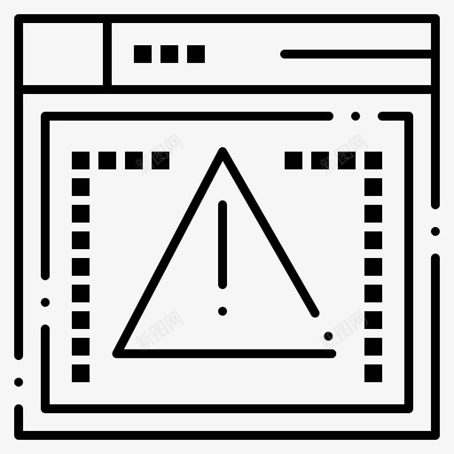 警告编码计算图标svg_新图网 https://ixintu.com web界面febcollectionv4 编码 警告 计算 错误