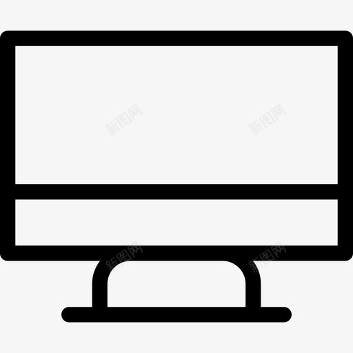 屏幕pc组件6线性图标svg_新图网 https://ixintu.com pc组件6 屏幕 线性