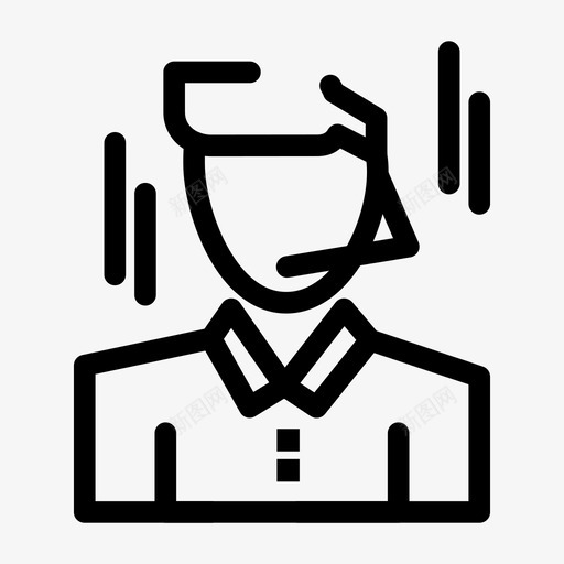 商人经理工人图标svg_新图网 https://ixintu.com 商人 工人 经理 网络界面febcollectionv5