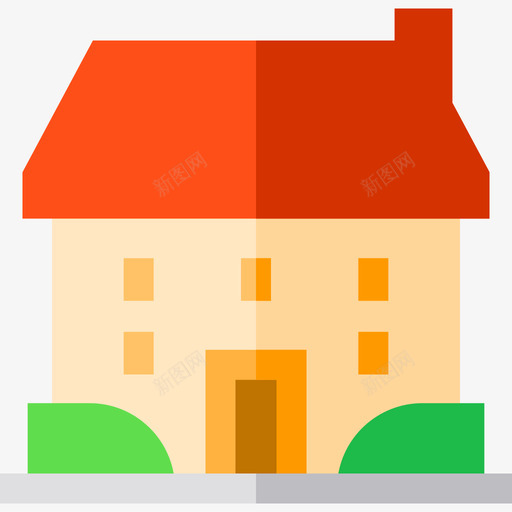 住宅城市5号楼公寓图标svg_新图网 https://ixintu.com 住宅 公寓 城市5号楼