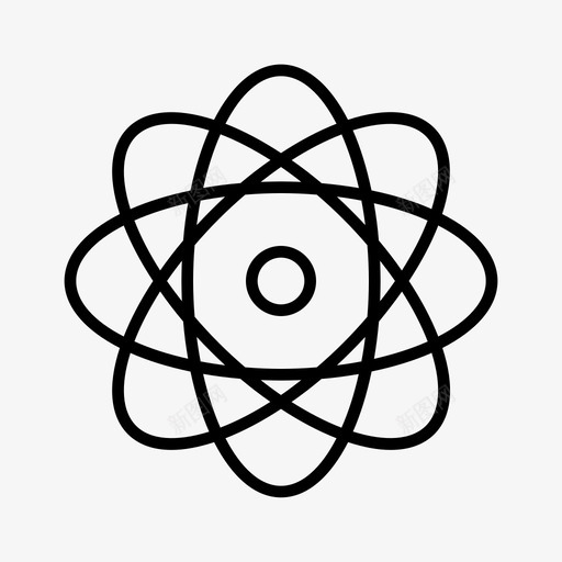 科学原子化学图标svg_新图网 https://ixintu.com dna 化学 原子 实验 教学大纲 物理 科学