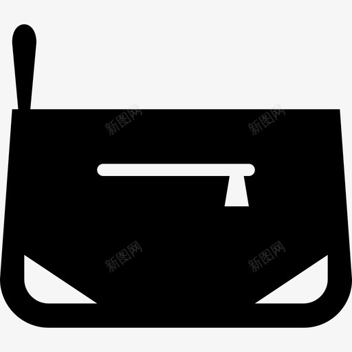 包女包化妆包图标svg_新图网 https://ixintu.com 包 化妆包 女包
