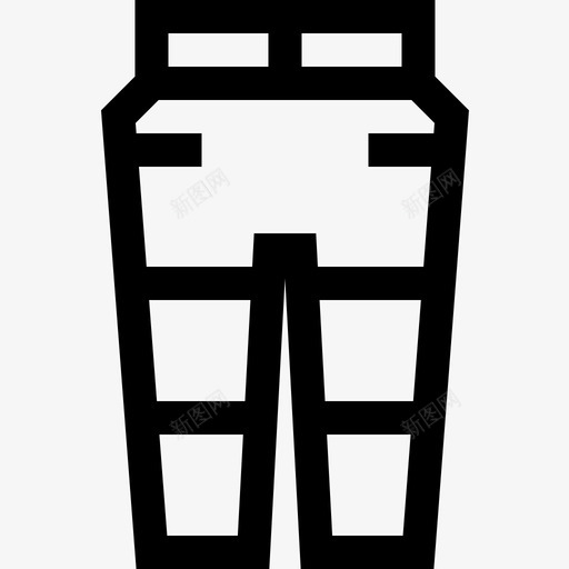裤子冬衣和配件3直线型图标svg_新图网 https://ixintu.com 冬衣 直线 线型 裤子 配件