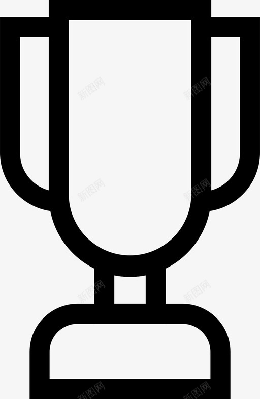 奖杯奖品成功图标svg_新图网 https://ixintu.com 奖品 奖杯 成功
