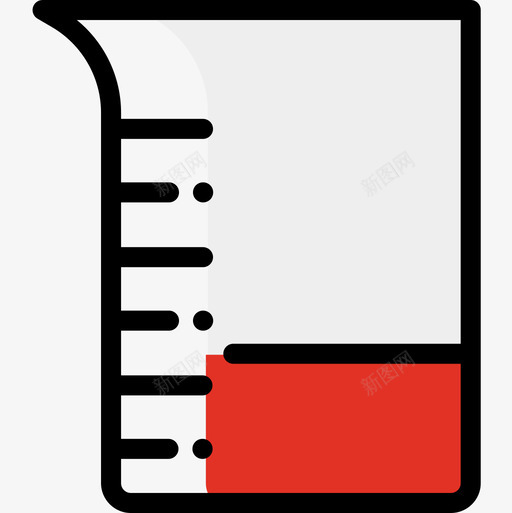 烧杯科学研究9颜色省略图标svg_新图网 https://ixintu.com 烧杯 科学研究9 颜色省略