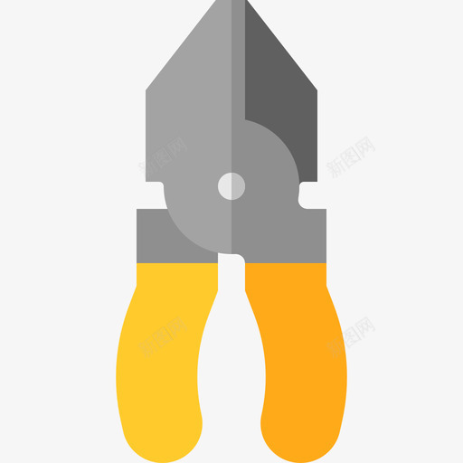 钳子工具箱2扁平图标svg_新图网 https://ixintu.com 工具箱2 扁平 钳子