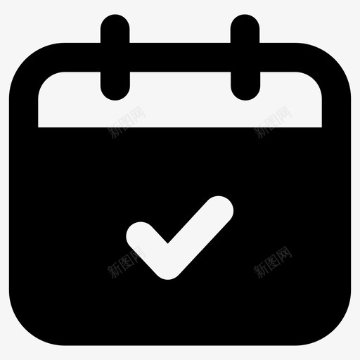 有空约会日历图标svg_新图网 https://ixintu.com 地点 日历 日期 有空 约会