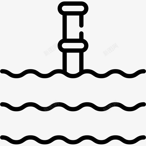 水下忍者9直线型图标svg_新图网 https://ixintu.com 忍者 水下 直线 线型