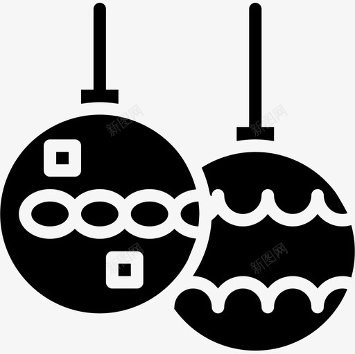 圣诞舞会假日40实心图标svg_新图网 https://ixintu.com 假日 圣诞 实心 舞会