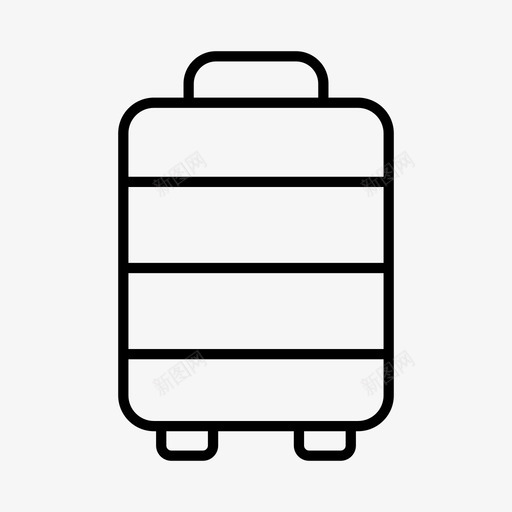 旅行箱冒险老年人图标svg_新图网 https://ixintu.com 冒险 旅行 旅行箱 老年人 退休