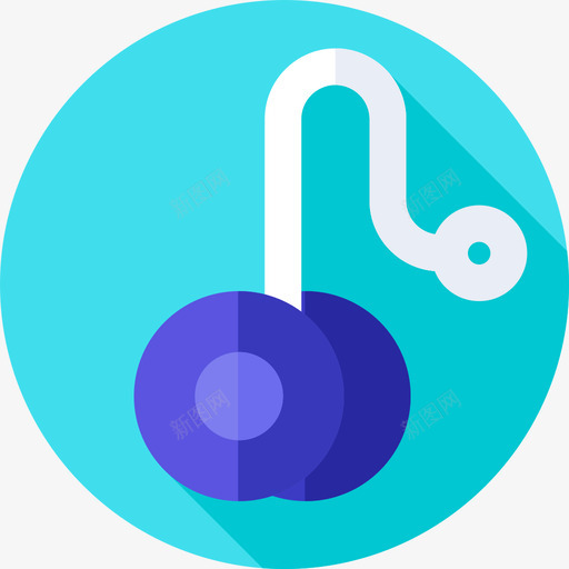 Yoyo儿童玩具15扁平图标svg_新图网 https://ixintu.com Yoyo 儿童玩具15 扁平