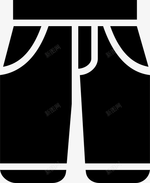 七分裤服装牛仔图标svg_新图网 https://ixintu.com 七分 时尚 服装 牛仔 短裤 穿着