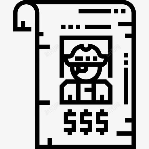 强盗海盗32直系图标svg_新图网 https://ixintu.com 强盗 海盗 直系