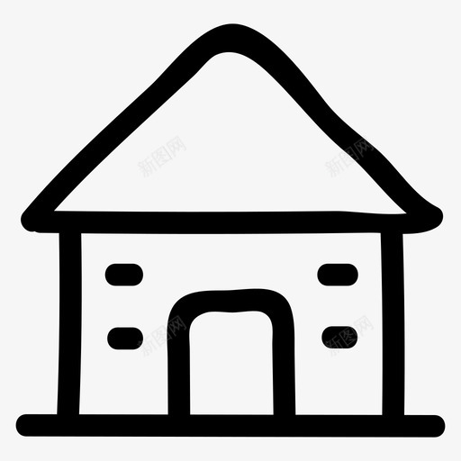 建筑温室财产图标svg_新图网 https://ixintu.com 1卷 仓库 住所 图标 建筑 手绘 温室 财产 酒店 餐厅