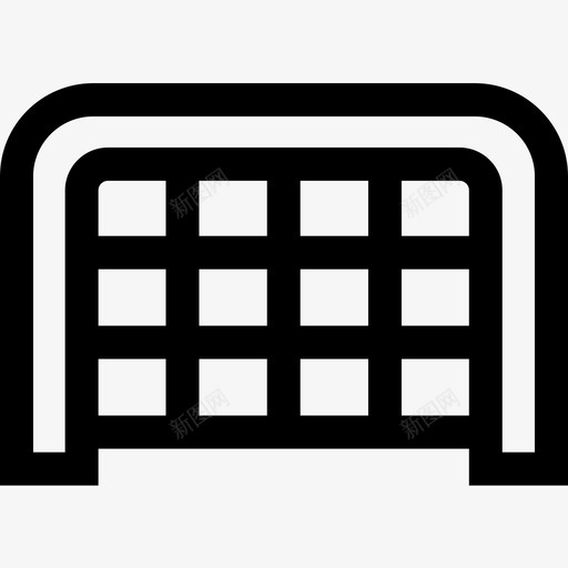 曲棍球进球冬季运动3直线图标svg_新图网 https://ixintu.com 冬季运动 曲棍球 直线 进球
